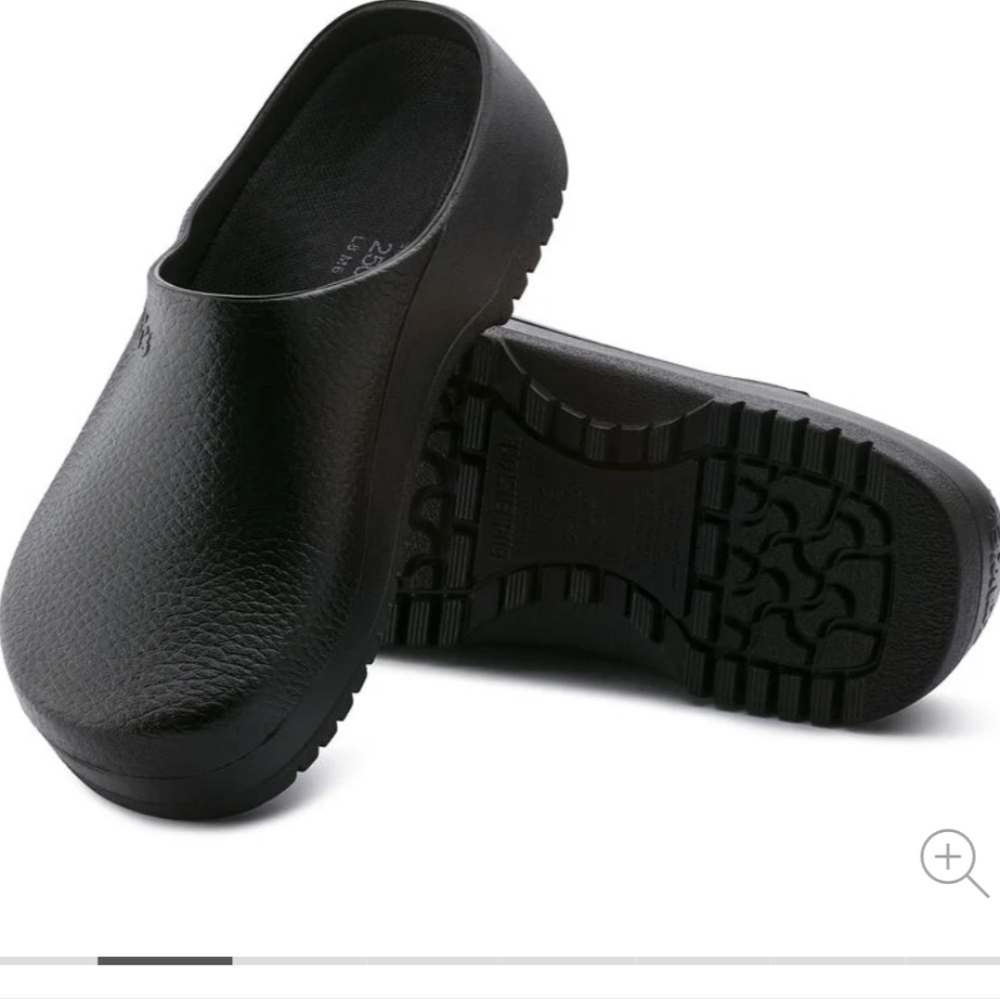 NIB Birkenstock Super-Birki Polyurethane Black US SZ 10 ladies